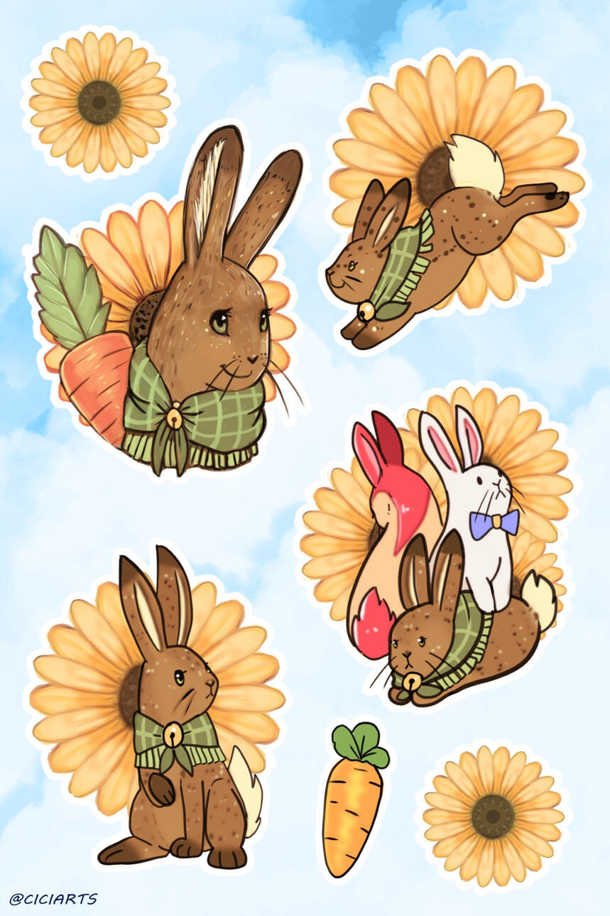 Sunflower and Friends